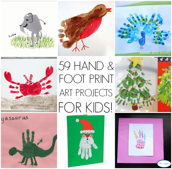 59 Hand and Foot Print Art Ideas For Kids Our Home Sweet Home